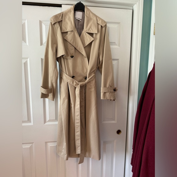 Mango double breasted trench coat - Picture 1 of 12